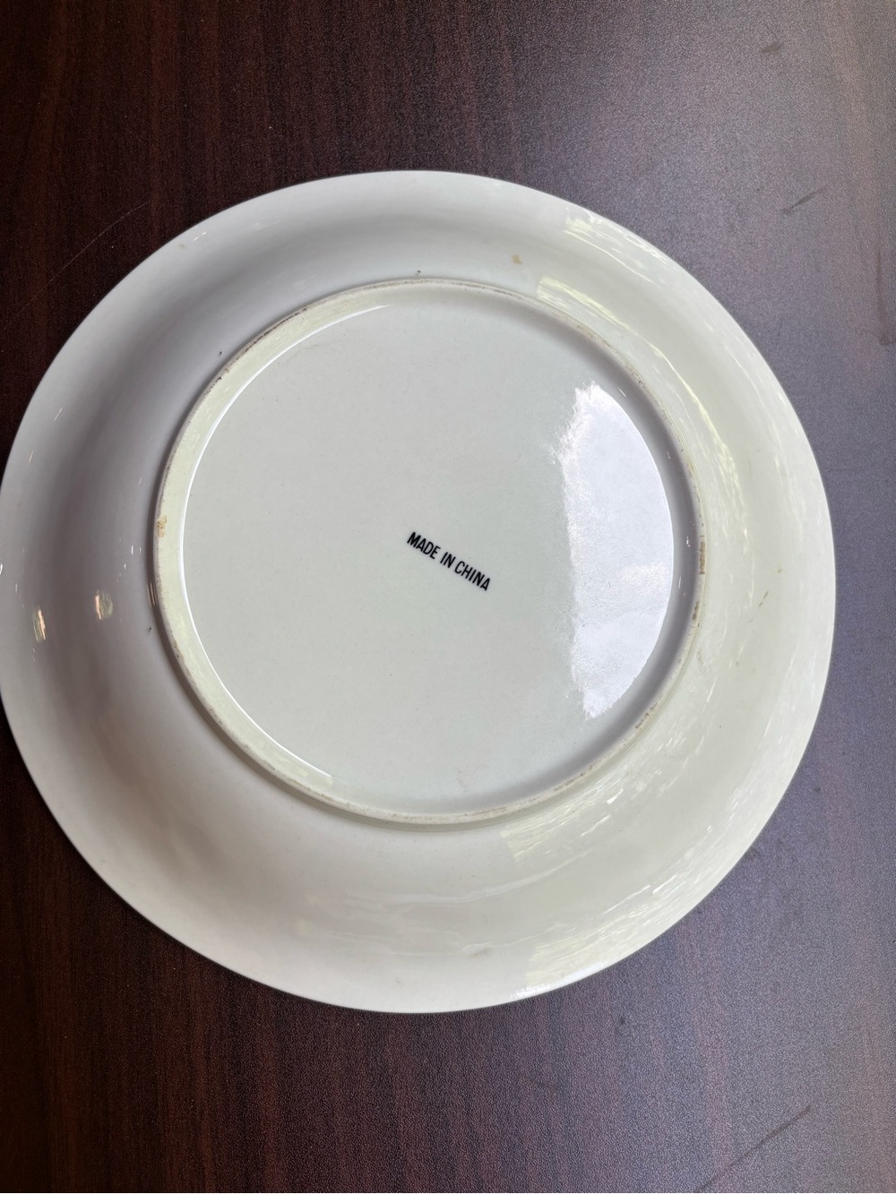Embossed Olive Motif Ceramic Serving Bowl - Pale Green 10in - Picture 5 of 5
